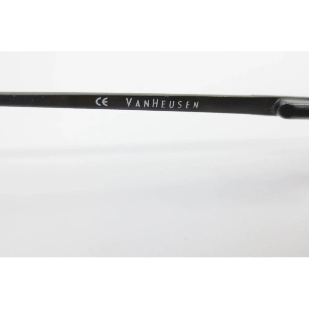 Van Heusen Russell GUN Eyeglass Frames Gunmetal Rectangular Semi-Rimless